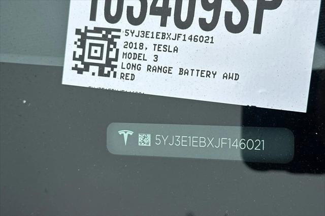 2018 Tesla Model 3 Long Range
