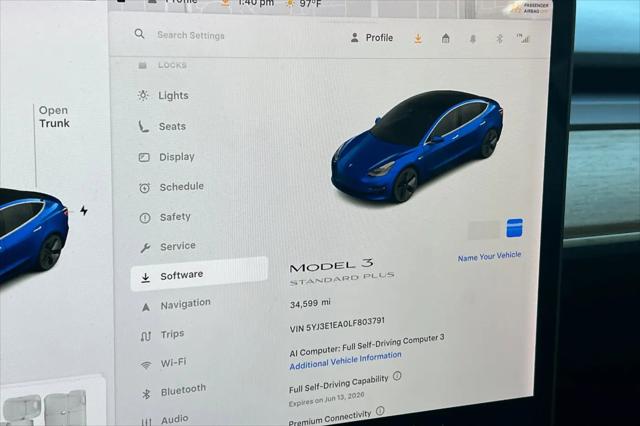 2020 Tesla Model 3 Standard Range Plus Rear-Wheel Drive