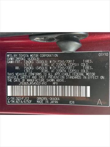 2010 Toyota 4Runner Trail V6