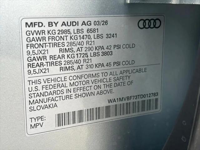 2026 Audi Q7 Premium Plus S line TFSI quattro tiptronic