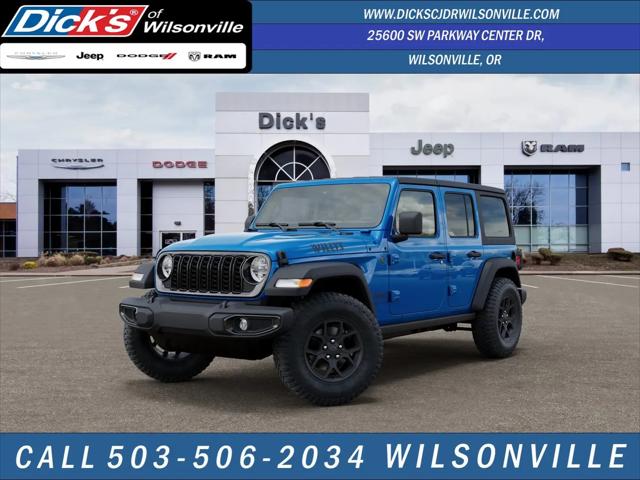 2026 Jeep Wrangler 4-Door Willys 4x4 for sale in Wilsonville, OR