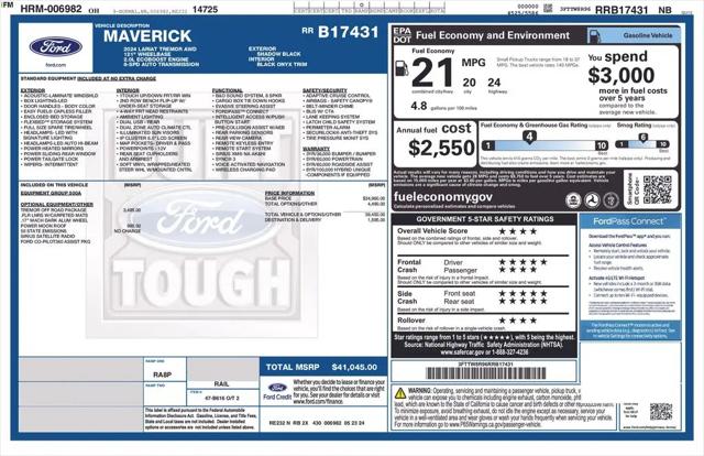 2024 Ford Maverick Lariat