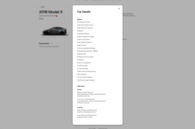 2018 Tesla Model X P100D