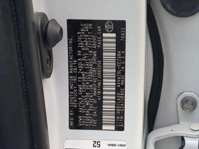 2018 Toyota Camry XLE