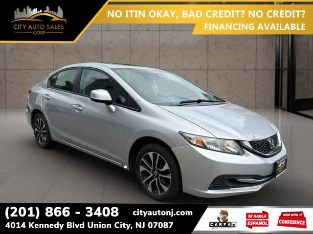 2013 Honda Civic EX for sale in Union City, NJ