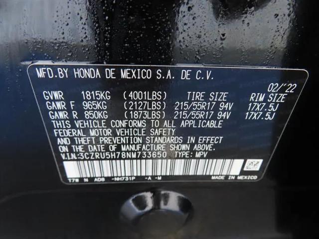 2022 Honda HR-V 2WD EX-L
