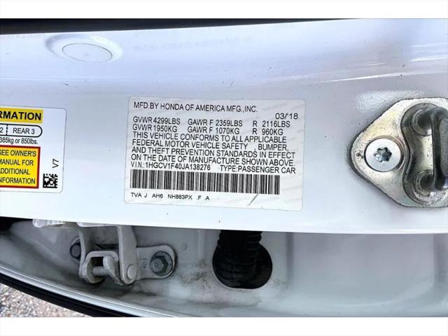 2018 Honda Accord EX