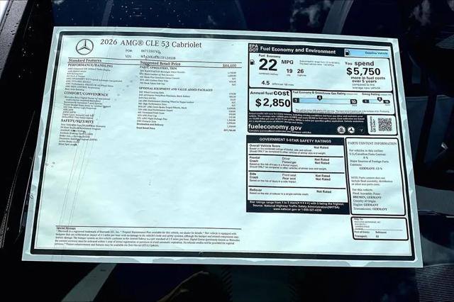 2026 Mercedes-Benz CL AMG CLE 53