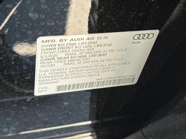 2027 Audi SQ6 e-tron Premium Plus quattro