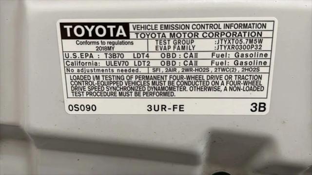 2018 Toyota Tundra SR5 5.7L V8