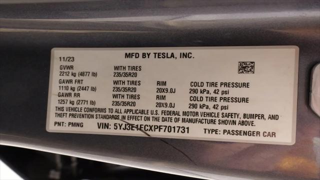 2023 Tesla Model 3 Performance Dual Motor All-Wheel Drive