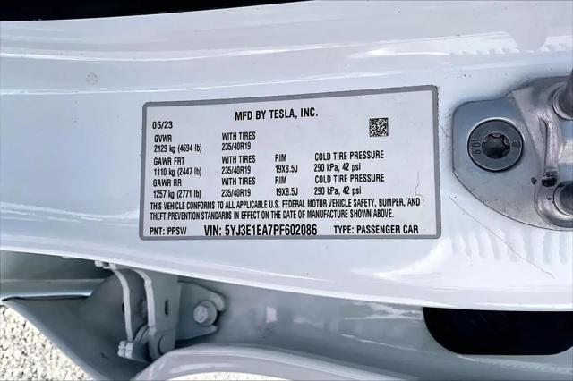 2023 Tesla Model 3 Rear-Wheel Drive