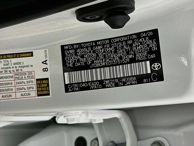 2026 Toyota Corolla Hybrid Hybrid XLE