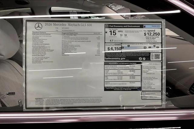 2026 Mercedes-Benz Maybach GLS 600 Maybach GLS 600