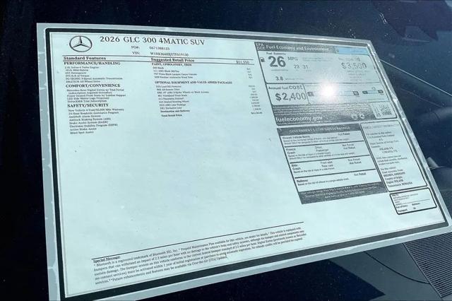 2026 Mercedes-Benz GLC GLC 300