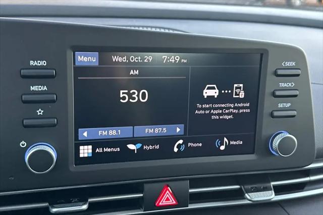 2026 Hyundai Elantra Hybrid Blue