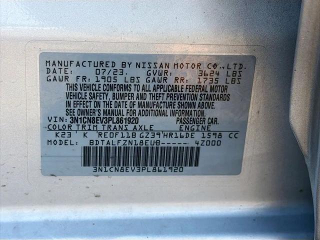 2023 Nissan Versa 1.6 SV Xtronic CVT