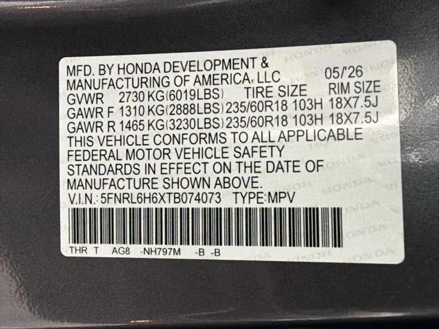 2026 Honda Odyssey EX-L