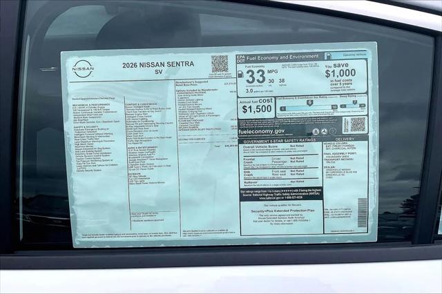 2026 Nissan Sentra SV