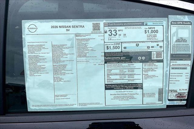 2026 Nissan Sentra SV