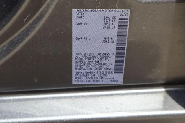 2025 Nissan Altima S FWD