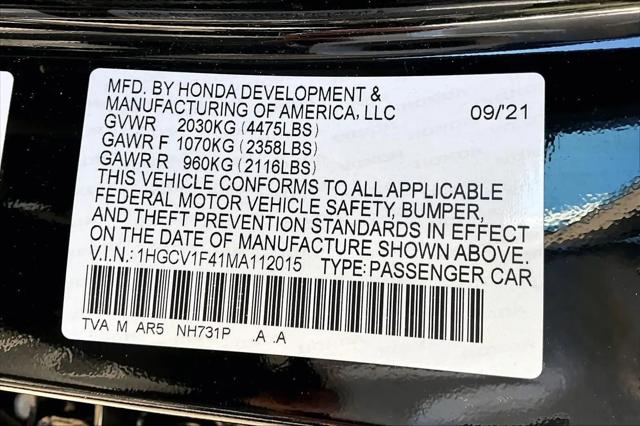 2021 Honda Accord Sport Special Edition
