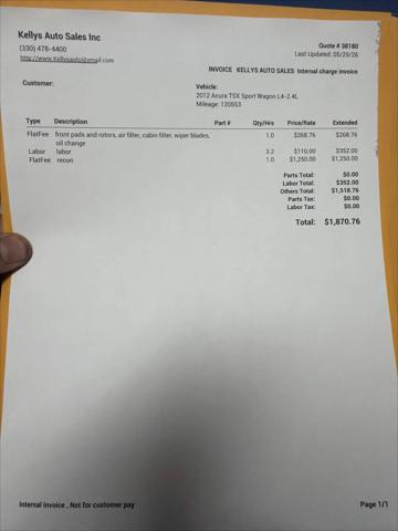 2012 Acura TSX 2.4