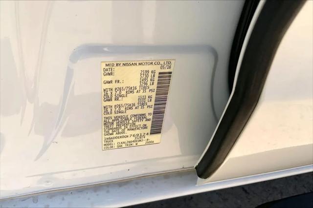 2016 Nissan Frontier Desert Runner