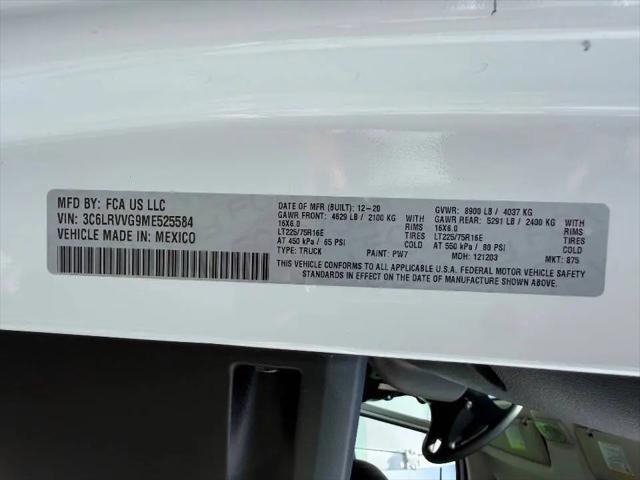 2021 Ram ProMaster 2500 Cargo Van Low Roof 136" WB