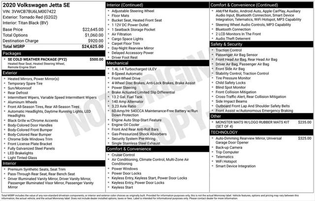 2020 Volkswagen Jetta 1.4T SE for sale in Tinley Park, IL