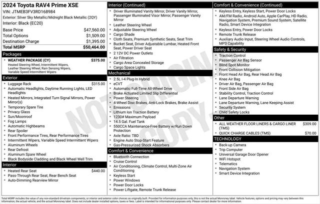 2024 Toyota RAV4 Prime XSE