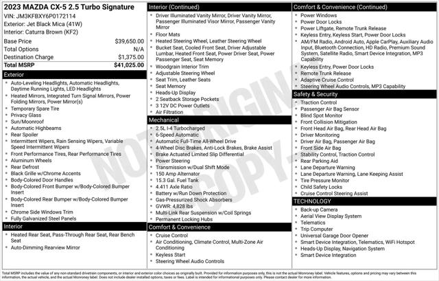 2023 Mazda CX-5 2.5 Turbo Signature