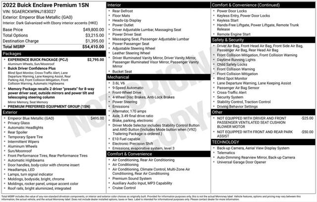 2022 Buick Enclave FWD Premium