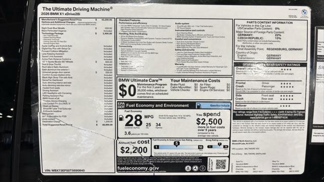 2026 BMW X1 xDrive28i