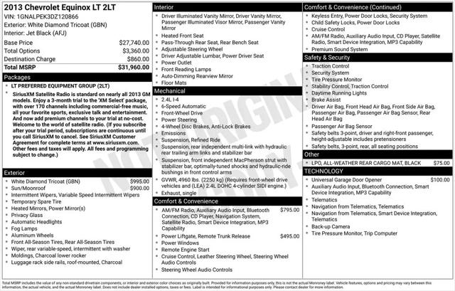 2013 Chevrolet Equinox 2LT