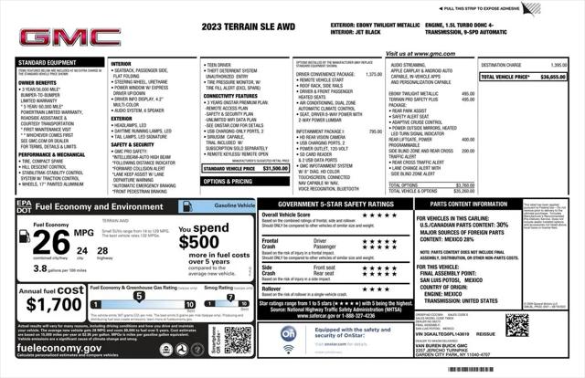2023 GMC Terrain AWD SLE