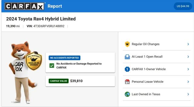 2024 Toyota RAV4 Hybrid Limited