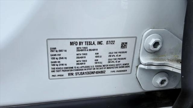 2022 Tesla Model S Plaid Tri Motor All-Wheel Drive