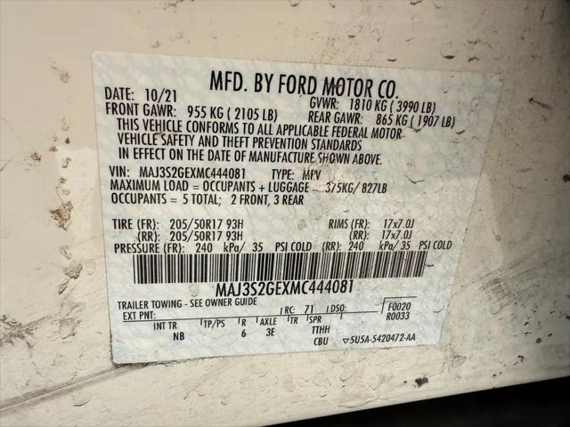 2021 Ford EcoSport SE