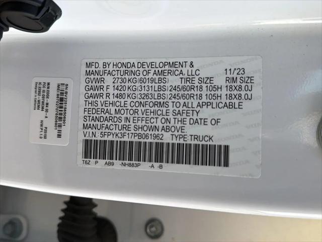 2023 Honda Ridgeline Sport