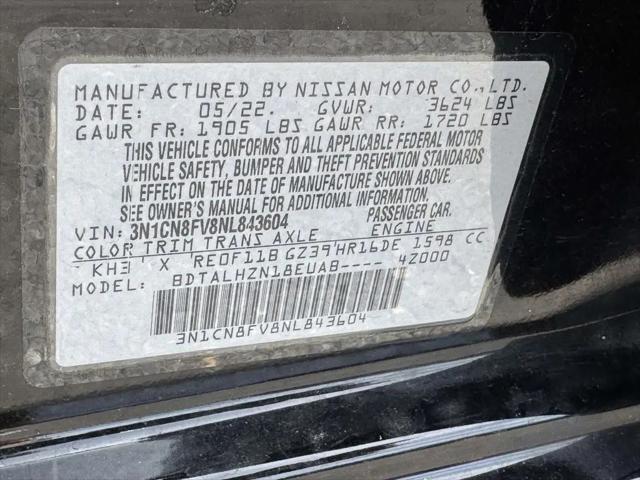 2022 Nissan Versa 1.6 SR Xtronic CVT
