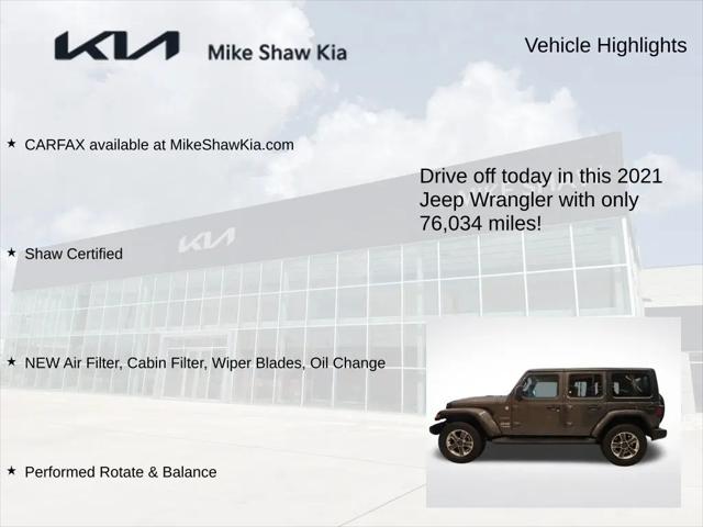 2021 Jeep Wrangler Sahara 4x4