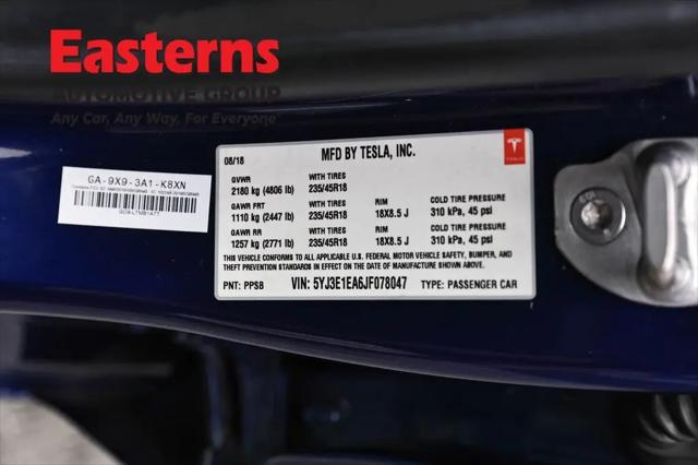 2018 Tesla Model 3 Long Range