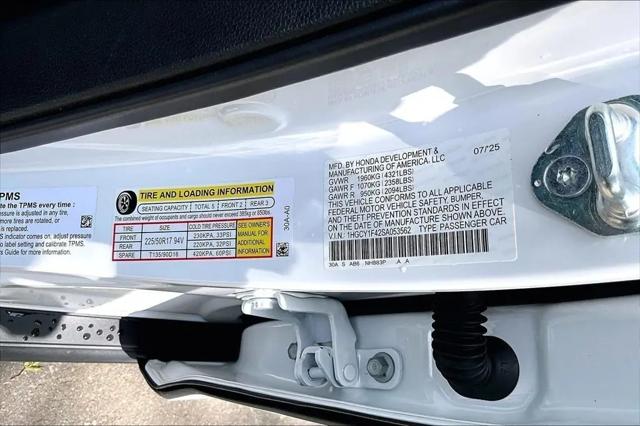 2025 Honda Accord Sedan SE