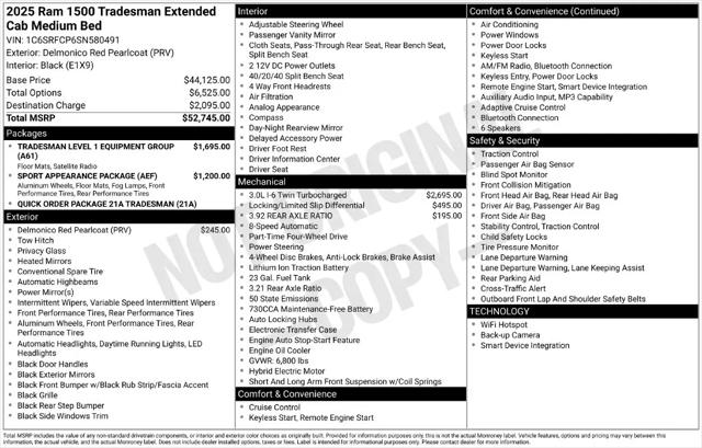 2025 Ram 1500 Tradesman Quad Cab 4x4 64 Box