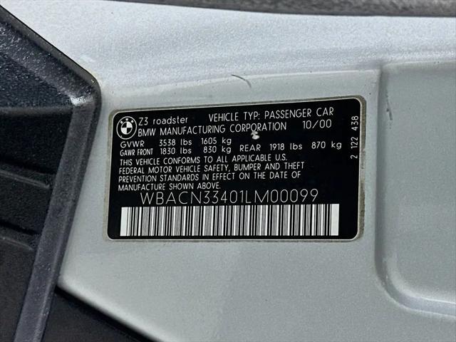 2001 BMW Z3 2.5i