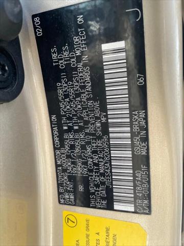 2008 Toyota Highlander Sport