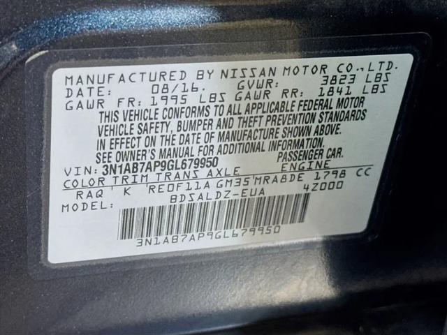 2016 Nissan Sentra SV