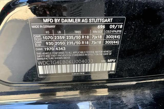 2019 Mercedes-Benz GLA-CLASS GLA 250 GLA 250