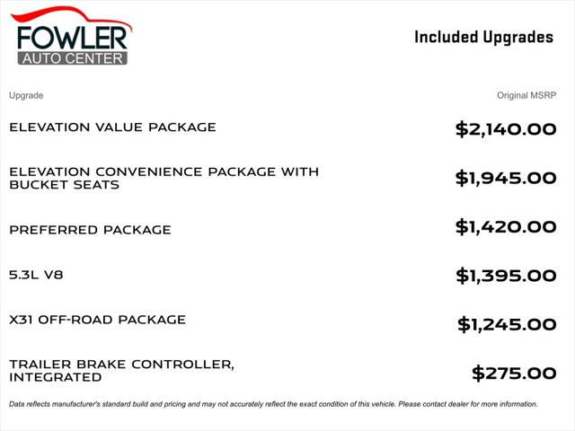 2020 GMC Sierra 1500 4WD Crew Cab Standard Box Elevation